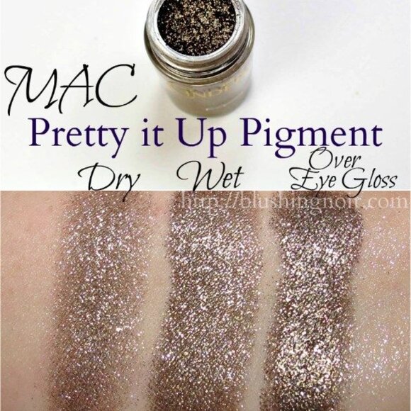 Disney x MAC Cinderella M.A.C Eye Pigment Color Powder Pretty It Up Gold Glitter - Picture 1 of 3